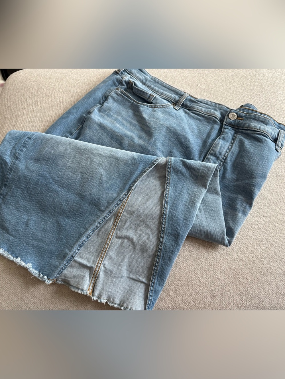 Torrid Light Blue Denim Skirt